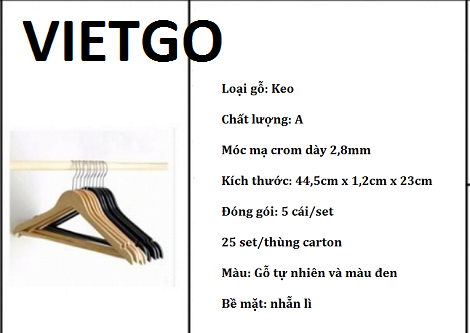 Móc treo quần áo  Vietgo